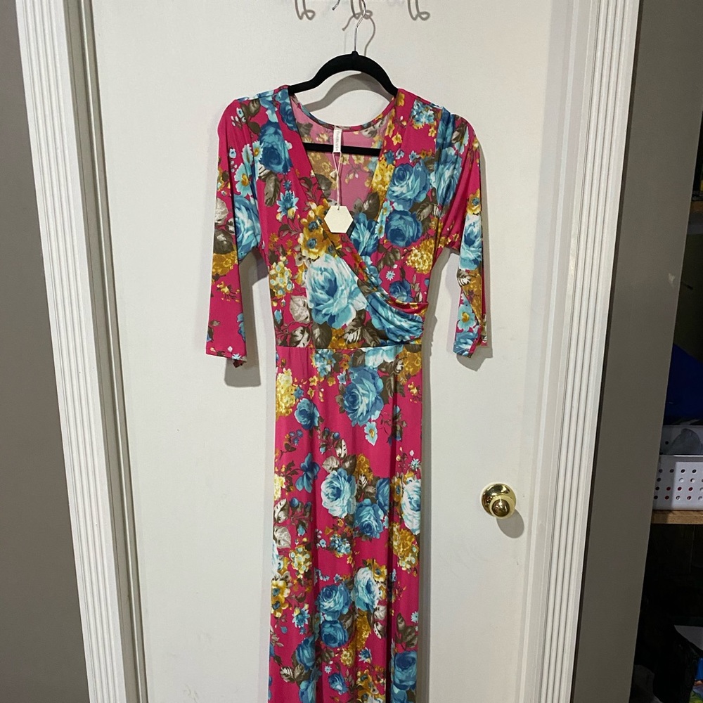 Floral maxi dress